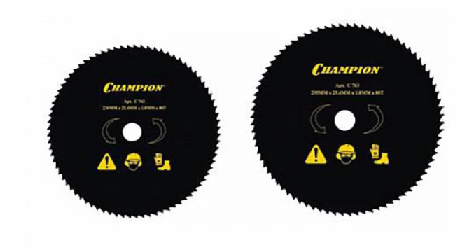 Нож CHAMPION 80/230/25,4 с остроугольными зубцами (SRM-2305SI,SRM-2655SI), C5112